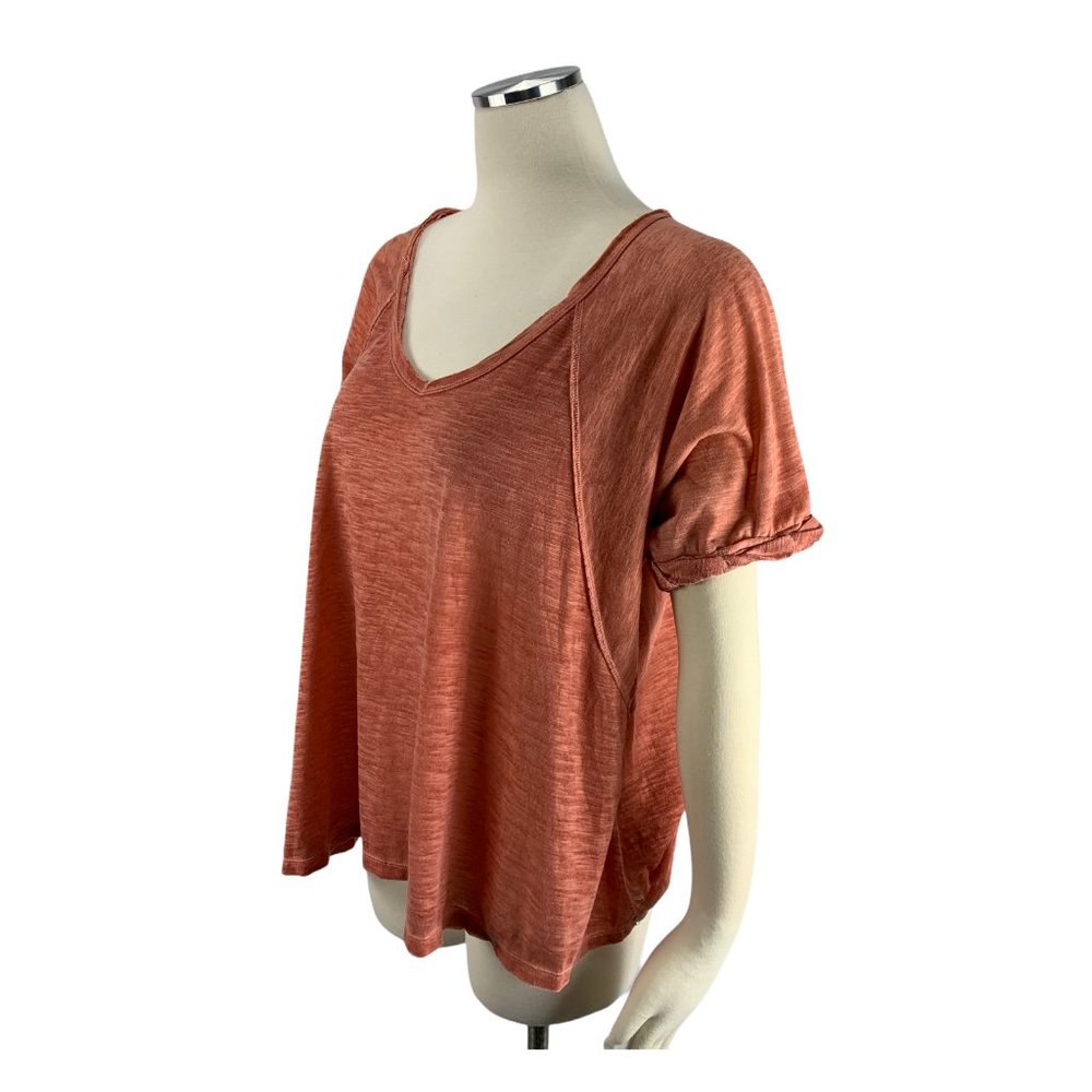 Mittoshop Medium Top Short Sleeve Orange J11888 - Picture 2 of 5